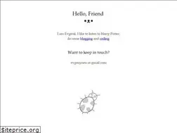 Sites similar to evgenii.com