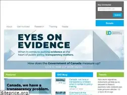Sites similar to evidencefordemocracy.ca