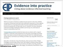 Sites similar to evidenceintopractice.wordpress.com