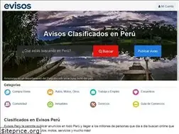 Sites similar to evisos.com.pe