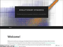 Sites similar to evoldynamics.org