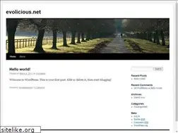 Sites similar to evolicious.net