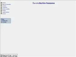 Sites similar to evolucionhumana.freehostia.com