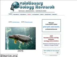 Sites similar to evolutionary-ecology.com