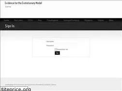 Sites similar to evolutionarymodel.com