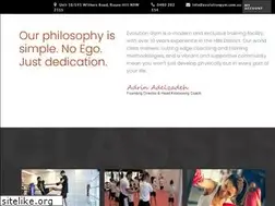 Sites similar to evolutiongym.com.au
