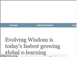 Sites similar to evolvingwisdom.com