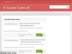 Sites similar to evouchercodesuk.com