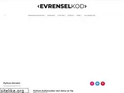 Sites similar to evrenselkod.com