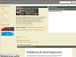 Sites similar to ewgbands.com