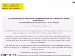 Sites similar to ewige-anbetung.de