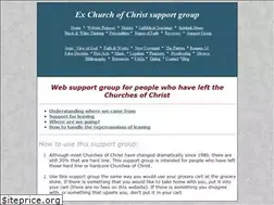 Sites similar to ex-churchofchrist.com