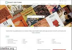 Sites similar to exacteditions.com