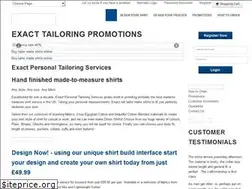 Sites similar to exacttailoring.com