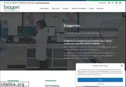Sites similar to exagen.com