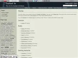Sites similar to exalted3e.wikidot.com