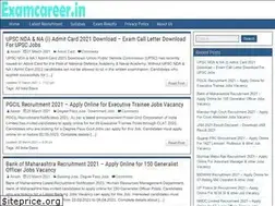 Sites similar to examcareer.in