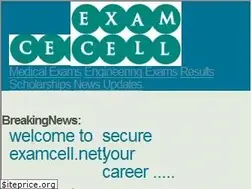 Sites similar to examcell.net