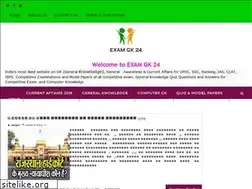 Sites similar to examgk24.blogspot.com