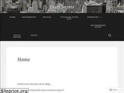 Sites similar to examinationsecrets.wordpress.com