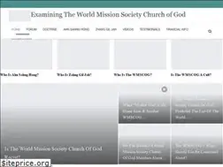Sites similar to examiningthewmscog.com