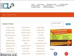 Sites similar to examplesofletters.com