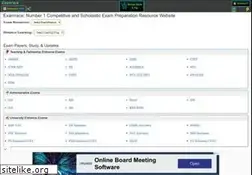 Sites similar to examrace.com