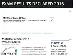 Sites similar to examresultsdeclared.in