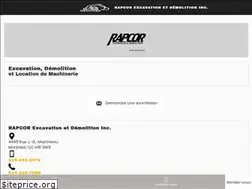 Sites similar to excavationrapcor.com