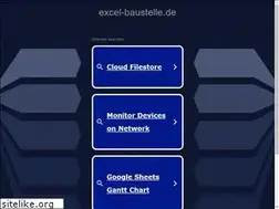 Sites similar to excel-baustelle.de