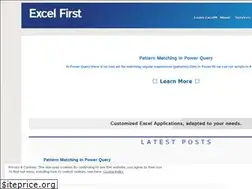 Sites similar to excel-first.com
