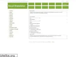 Sites similar to excel-translator.de