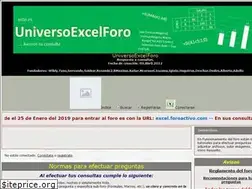 Sites similar to excel.foroactivo.com