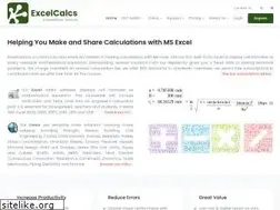 Sites similar to excelcalcs.com