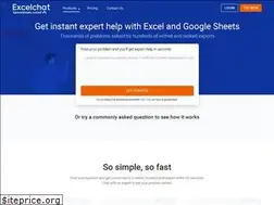 Sites similar to excelchat.co