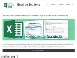 Sites similar to exceldoseujeito.com.br