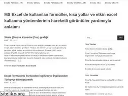 Sites similar to excelformulleri.net