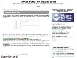 Sites similar to excelforo.blogspot.com