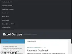 Sites similar to excelgurusu.com