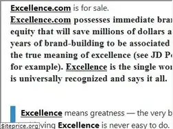 Sites similar to excellence.com