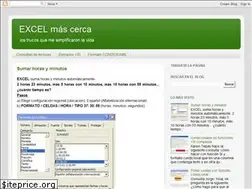 Sites similar to excelmascerca.blogspot.com