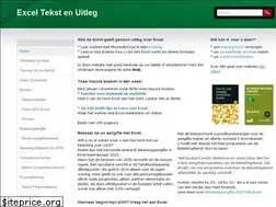 Sites similar to exceltekstenuitleg.nl