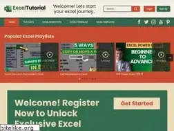 Sites similar to exceltutorial.net
