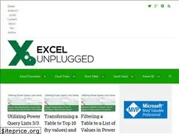 Sites similar to excelunplugged.com