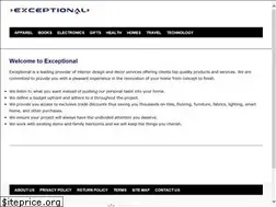Sites similar to exceptional.com