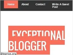 Sites similar to exceptionalblogger.com