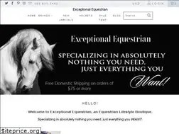 Sites similar to exceptionalequestrian.com
