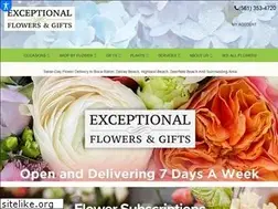 Sites similar to exceptionalflowersgifts.net