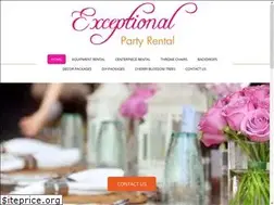 Sites similar to exceptionalpartyrentals.com