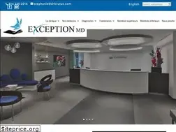 Sites similar to exceptionmd.ca